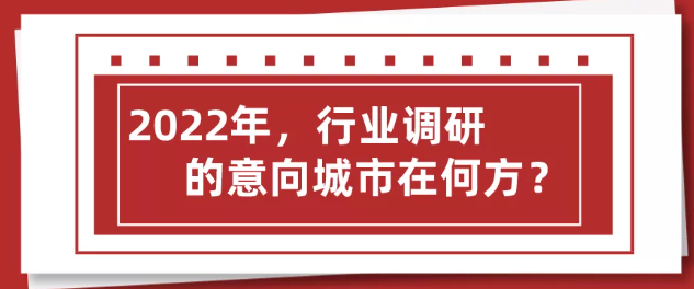 2022年 行業調研之意向城市在何方？上海展會搭建公司回答道！